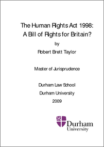 Master thesis human rights pdf